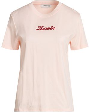 Lanvin T-Shirt Cotton - Pink