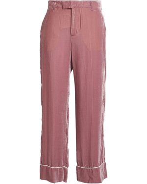 The Gigi Antique Rose Pants Viscose - Red