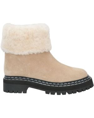 Proenza Schouler Ankle Boots - Natural