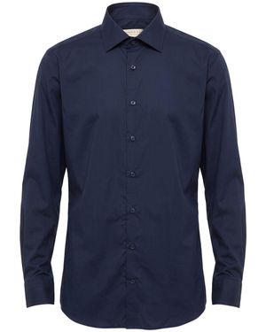 RECORD LUX Shirt Cotton - Blue