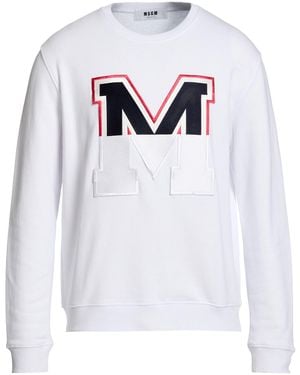 MSGM Sweatshirt Cotton - White