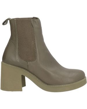 BUENO Military Ankle Boots Leather - Green