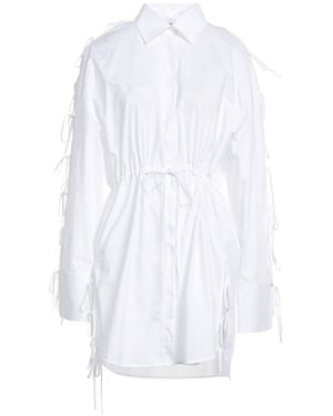 MSGM Robe courte - Blanc