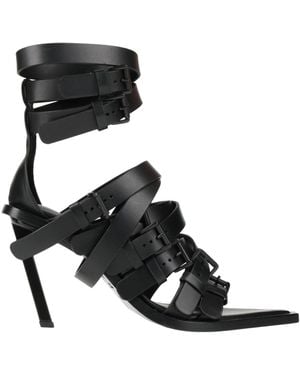 Ann Demeulemeester Sandals Leather - Black