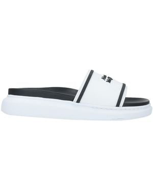 McQueen Sandals Rubber - White