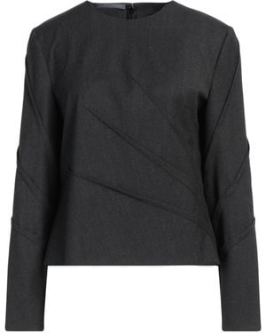 Alberta Ferretti Top Polyester, Virgin Wool, Viscose, Elastane - Black