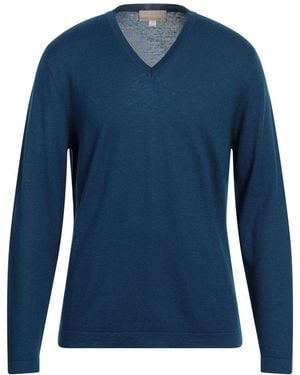 120% Lino Pullover - Blu