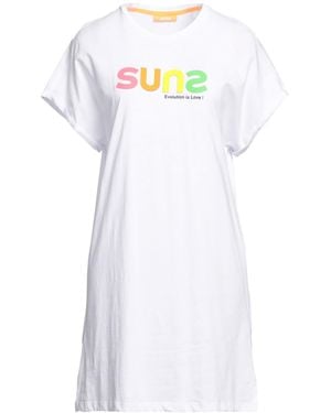 Suns Boards Mini Dress Cotton - White