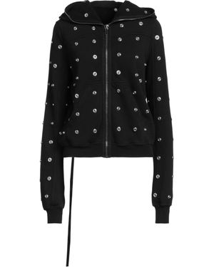Rick Owens Felpa Con Zip - Nero