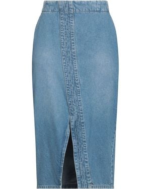 Soallure Denim Skirt - Blue