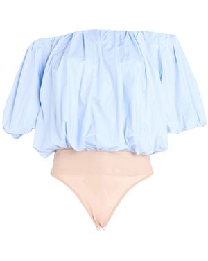 Imperial Sky Bodysuit Cotton, Polyamide, Elastane - Blue
