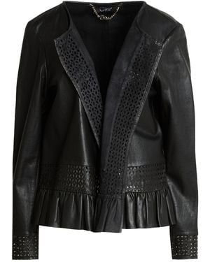 Clips Jacket Leather - Black