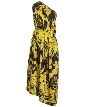 N°21 Midi Dress - Yellow