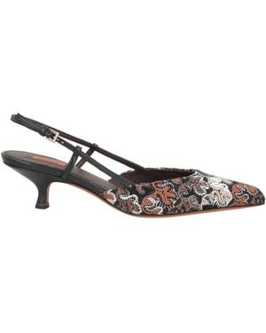 Missoni Court Shoes Leather, Textile Fibres - Metallic