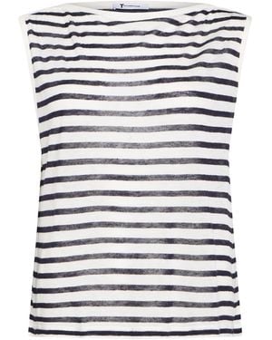 Alexander Wang Top Rayon, Linen - Blue
