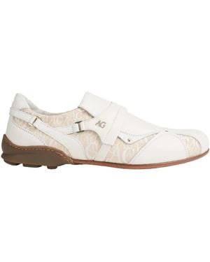 Alberto Guardiani Loafers Leather - White