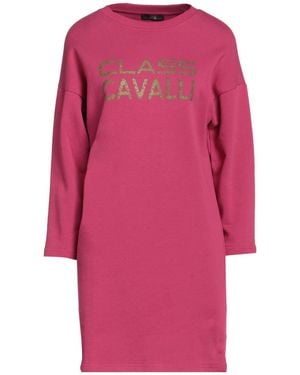 Roberto Cavalli Garnet Mini Dress Cotton - Pink
