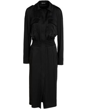 Tom Ford Midi Dress Acetate, Viscose - Black
