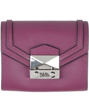 KARL LAGERFELD Wallets - Purple