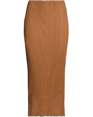 Alysi Midi Skirts - Brown
