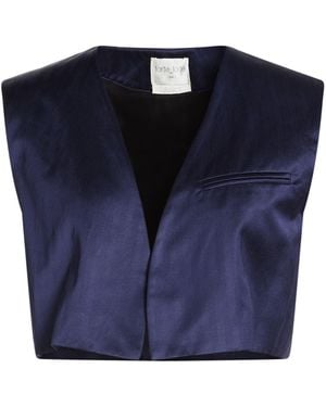 forte_forte Tailored Vests - Blue