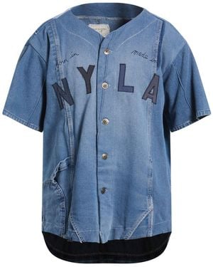 Greg Lauren Denim Shirt - Blue