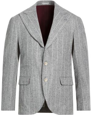 Brunello Cucinelli Blazer Silk, Wool, Cashmere - Grey