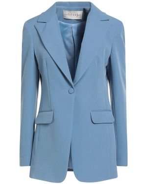 Futur Slate Blazer Polyester, Elastane - Blue