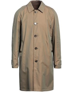 L'IMPERMEABILE Khaki Overcoat & Trench Coat Cotton - Natural