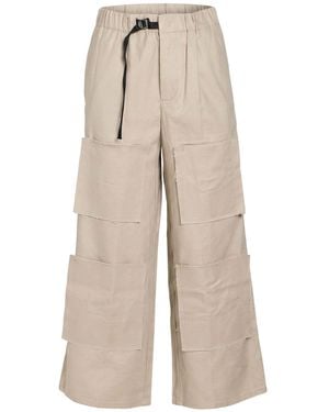 White Sand Pants Linen, Cotton - Natural