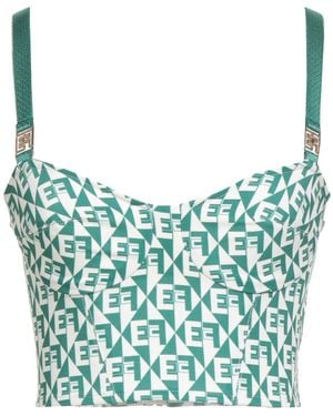 Elisabetta Franchi Top Polyester, Elastane - Blue