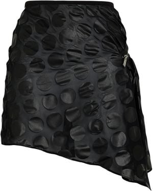 Bikkembergs Mini Skirt Polyester - Black