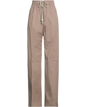 Rick Owens Pants Cotton, Elastane - Natural