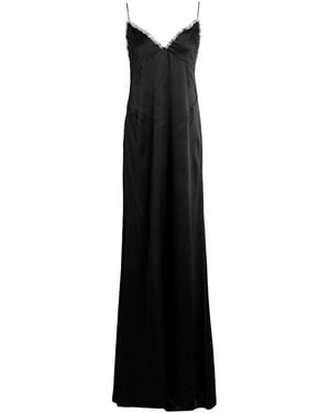 Amen Maxi Dress Acetate, Silk - Black