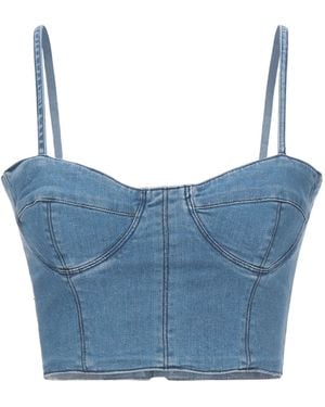 My Twin Top Cotton, Elastomultiester, Elastane - Blue
