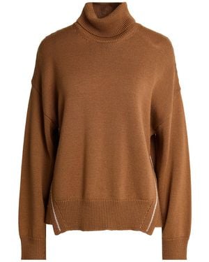 Alpha Studio Turtleneck - Brown