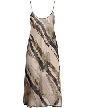 Masnada Slip Dress - Natural