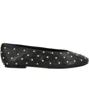 Sergio Rossi Ballet Flats Leather - Black