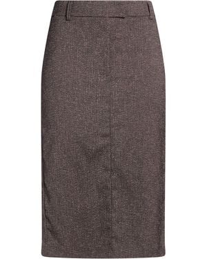 Grifoni Midi Skirt Polyester, Viscose, Elastane - Grey