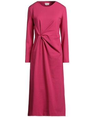 P.A.R.O.S.H. Midi-Kleid - Pink