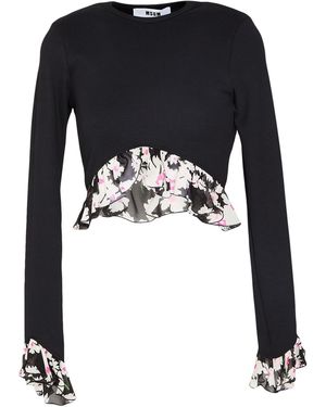 MSGM Top - Negro