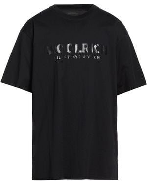 Woolrich T-Shirt Cotton - Black