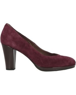 Stonefly Court Shoes Goat Skin - Purple