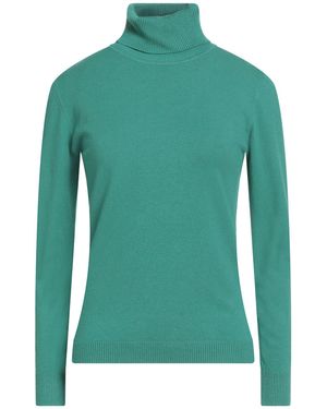 B.yu Turtleneck Viscose, Polyester, Polyamide - Green