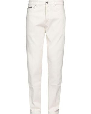 Lardini Pantaloni Jeans - Bianco