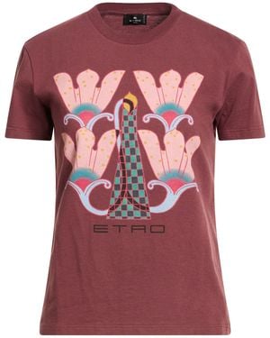 Etro T-Shirt Cotton - Pink