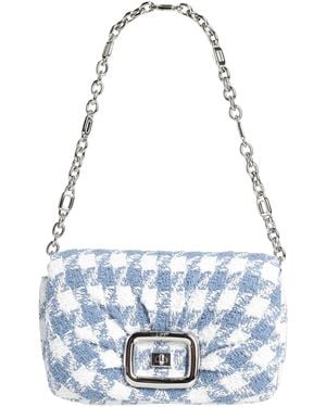 Roger Vivier Handbag Textile Fibres - Blue