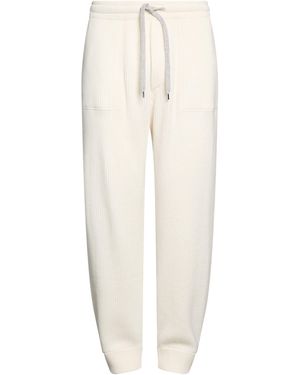 Brunello Cucinelli Trousers Cashmere - White