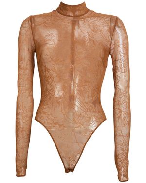 David Koma Bodysuit Nylon, Elastane - White