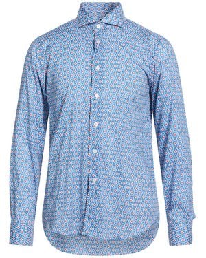 Fedeli Shirt Cotton, Elastane - Blue